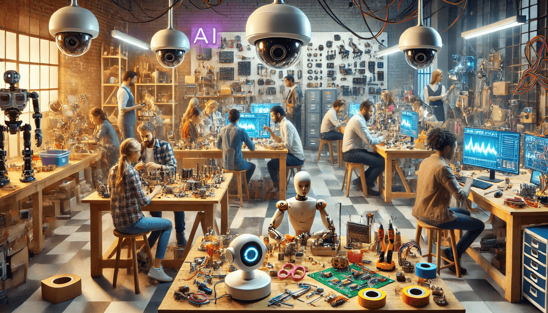 The European Union flag overlaid with AI circuit patterns symbolizing the intersection of regulation and artificial intelligence